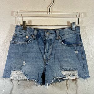 FREE PEOPLE cut off jean shorts